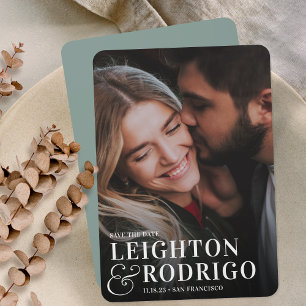 Save The Date Grand moment   Photo complète verticale