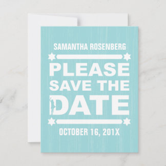 Save The Date Grand Type Bat mitzvah Enregistrer la date dans Tu