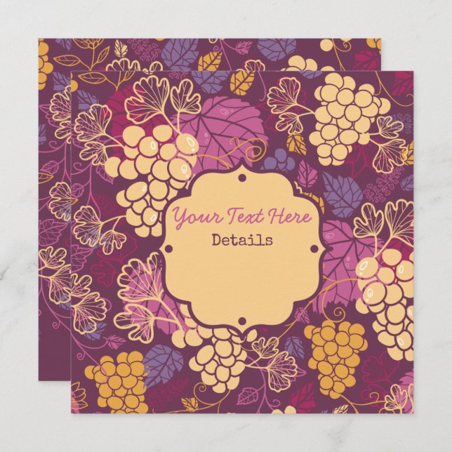 Save The Date Grapevine (Devant / Derrière)