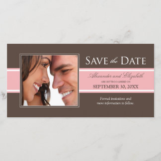Save The Date Gras Gras Enregistrer la date (chocolat/rose)