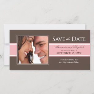 Save The Date Gras Gras Enregistrer la date (chocolat/rose)