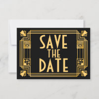 Great Gatsby 1920 Mariage Art Déco Enregistrer la