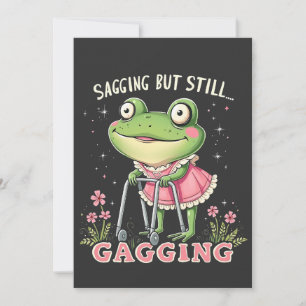 Save The Date Grenouille de jour des mères, mais toujours gisant