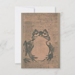 Save The Date Grenouille japonaise