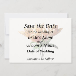 Save The Date Groupe de Lilies orange