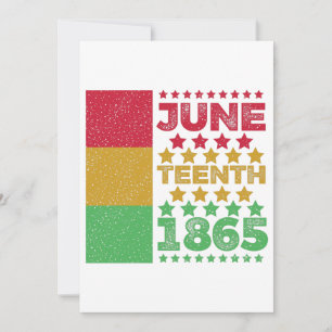 Save The Date Grungy Junetten, Liberté des Noirs