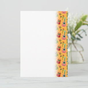 Save The Date Guitares colorées Cinco de Mayo Maracas