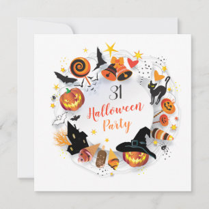 Save The Date Halloween fêté design tendance