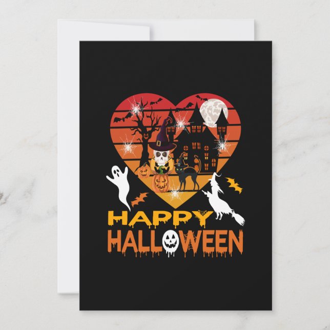 Save The Date Halloween It Haunted Me Day and Night (Devant)