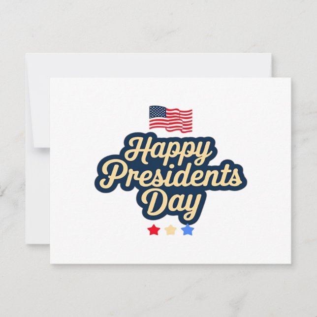 Save The Date Happy Presidents Day Classic (Devant)