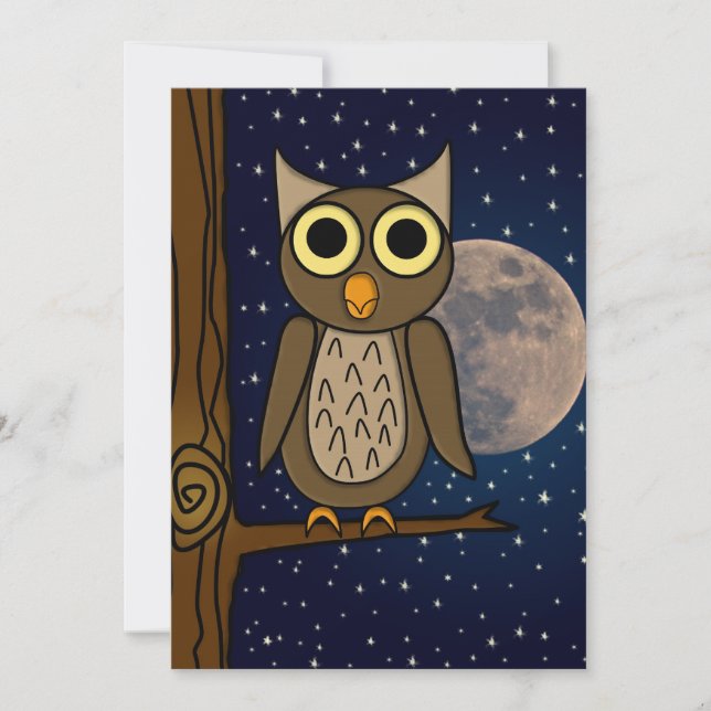 Save The Date hibou    (Devant)