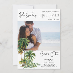 Save The Date Hilton Head Island Wedding Enregistrer La Date