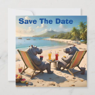 Save The Date Hippo Hour : Cocktails au bord de la plage et bons