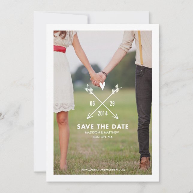Save The Date Hipsters | Enregistrer l'annonce de date (Devant)