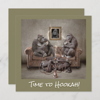 Save The Date Hookah Time Beaux Primates