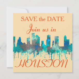 Save The Date Horizon de Houston, le Texas - jungle de SG
