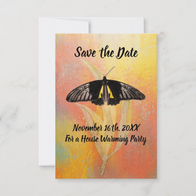 Save The Date House Warming Party Enregistrer la date (Devant)