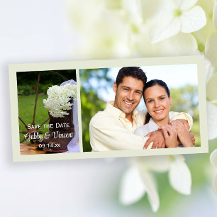 Save The Date Hydrangea Cowboy Bottes Western Enregistrer la dat