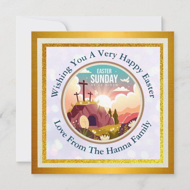 Save The Date Il est ressuscité et célébration du dimanche de la (Devant)