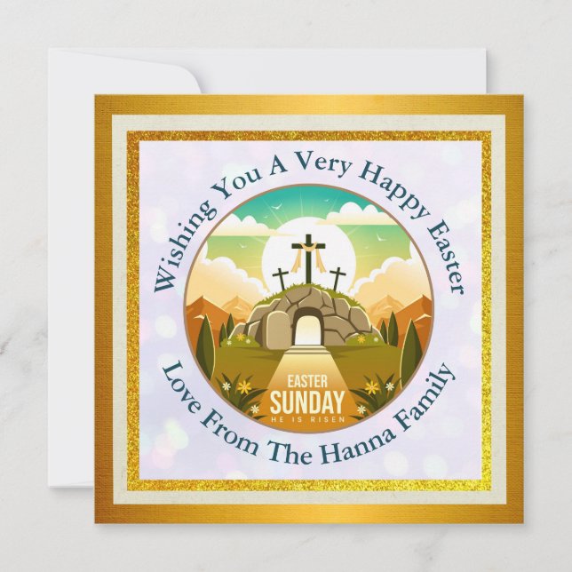 Save The Date Il est ressuscité et fête de la résurrection diman (Devant)