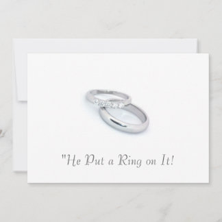 Save The Date Il met une bague sur elle/enregistrer la date