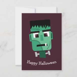 Save The Date Illustration du monstre de Frankenstein