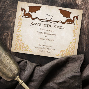 Save The Date Imaginaire Dragon Gamer