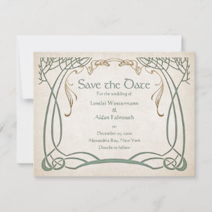Save The Date Imaginaire médiéval Celtic Mariage