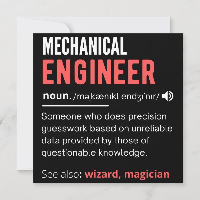 Save The Date INGÉNIEUR mécanique (Devant)