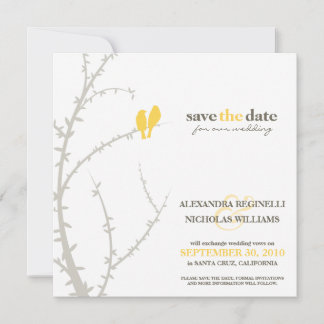 Save The Date Inséparables Enregistrer la date de l'annonce (jau