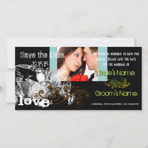 Save The Date Inséparables vintages Enregistrer la date de votre