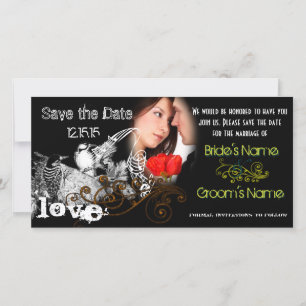 Save The Date Inséparables vintages Enregistrer la date de votre