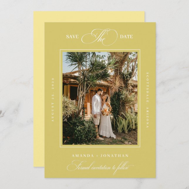 Save The Date Island Destination Wedding (Devant / Derrière)