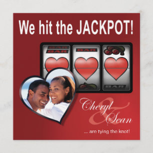 Save The Date Jackpot Las Vegas Mariage Enregistrer la date
