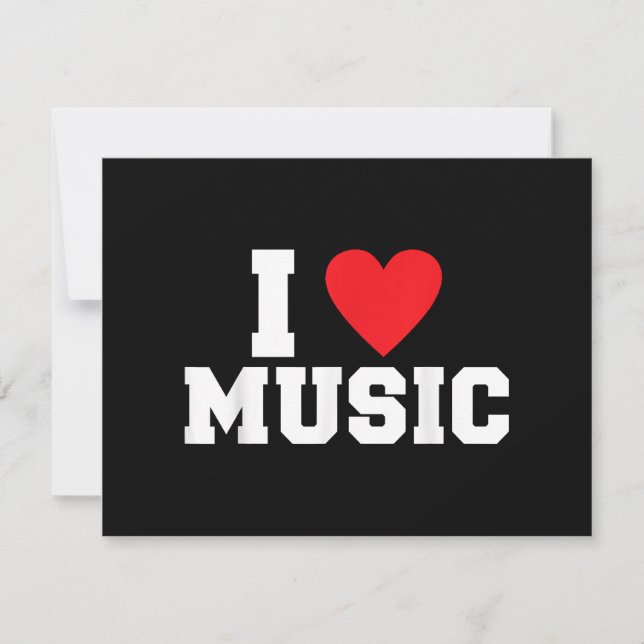 Save The Date J'adore Music Lover (Devant)