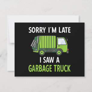 Save The Date J'ai vu des ordures de camion costume de recyclage