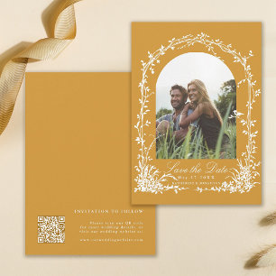 Save The Date Jardin Botanique Arch Wedding Photo Ambre