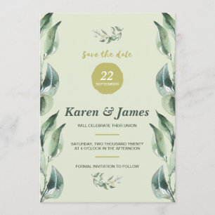 Save The Date Jardin d'Olivier Toscane Sauvez La Date Photo