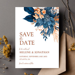 Save The Date Jardin Floral Rustique Moderne Mariage élégant