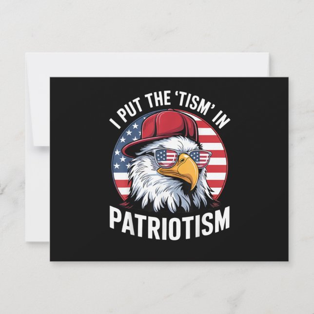 Save The Date Je mets le tisme dans le patriotisme (Devant)