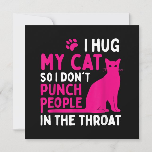 Save The Date Je serre mon chat pour ne pas frapper les gens - A (Devant)