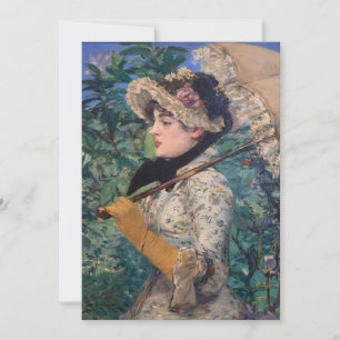 Save The Date Jeanne (Printemps) Par Édouard Manet