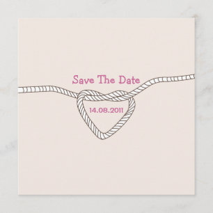 Save The Date Jeter le noeud Enregistrer la date