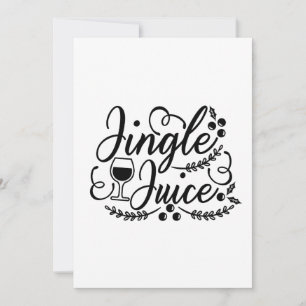 Save The Date Jingle Juice Drôle de Noël Bière Buvant
