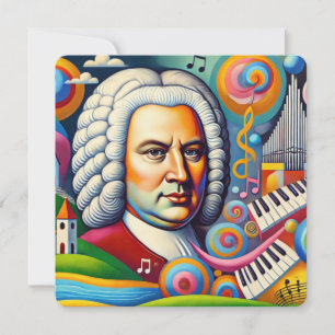 Save The Date Johann Sebastian Bach Portrait