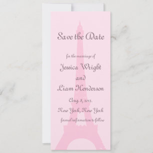 Save The Date Joli Paris Sauvez la date