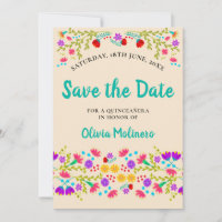 Jolie Fête mexicaine Champagne Florale et Vert