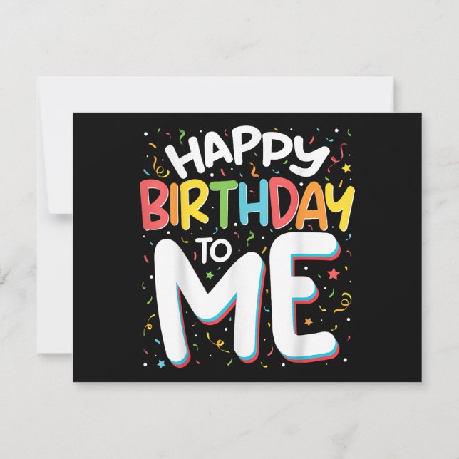 Save The Date Joyeux Anniversaire Pour Moi Drôle Anniversaire Fê (Devant)