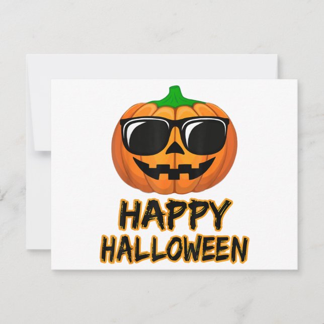 Save The Date Joyeux costume d'Halloween drôle Citrouille (Devant)