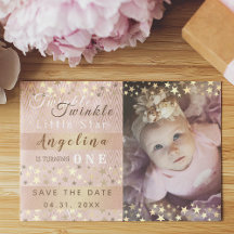 Joyeux premier anniversaire Twinkle Twinkle Little